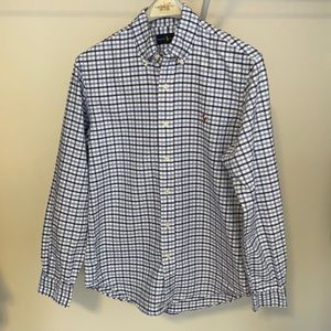 Ralph Lauren, Small, Plaid Dress Shirt
